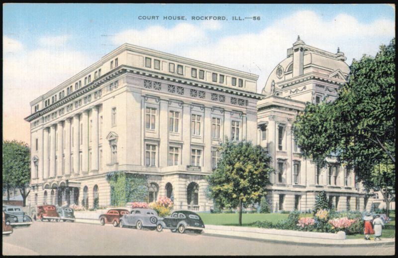 Court House Building Rockford Illinois