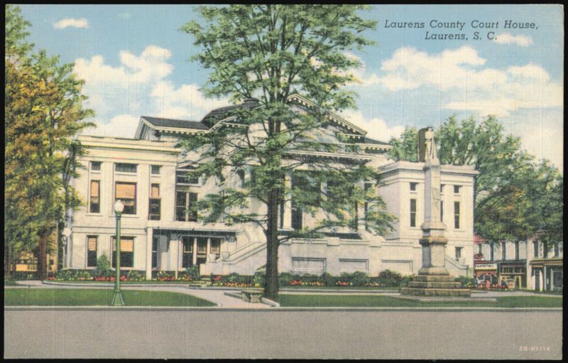 Laurens County Court House South Carolina