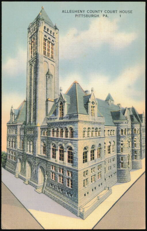Allegheny County Court House, Pittsburgh, Pennsylvania