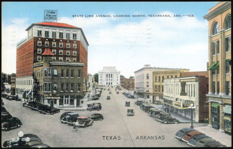 State Line Avenue Looking North, Texarkana Arkansas
