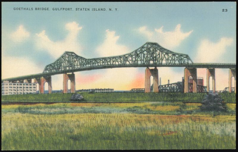 Goethals Bridge, Gulfport, Staten Island New York