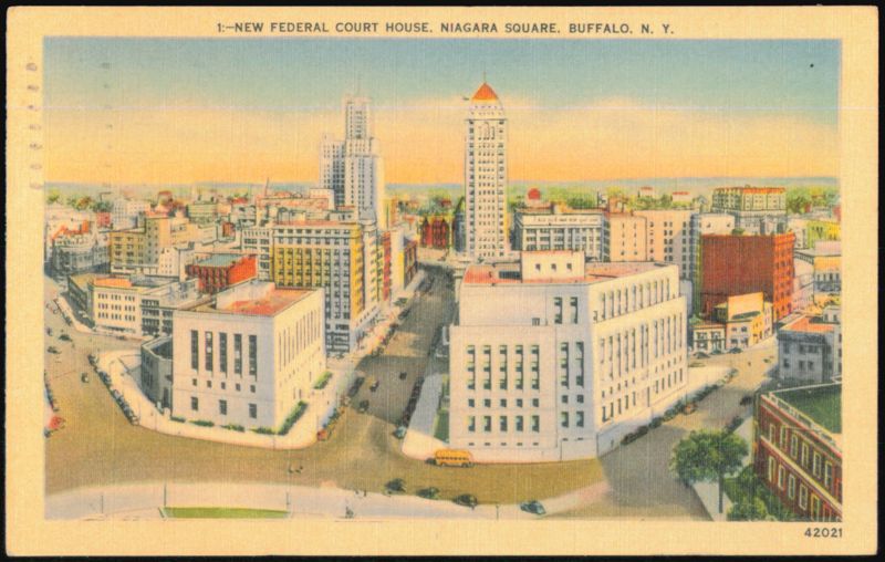 New Federal Court House, Niagara Square Buffalo New York