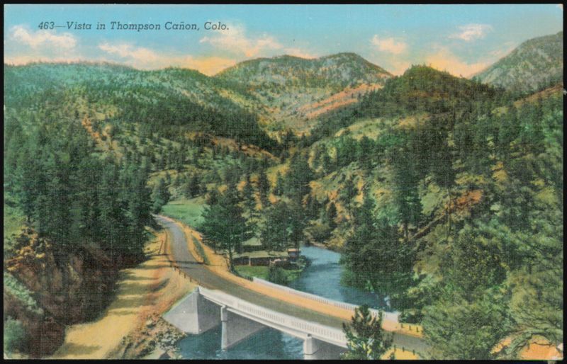 Vista in Thompson Cañon, Colorado Thompson Canyon