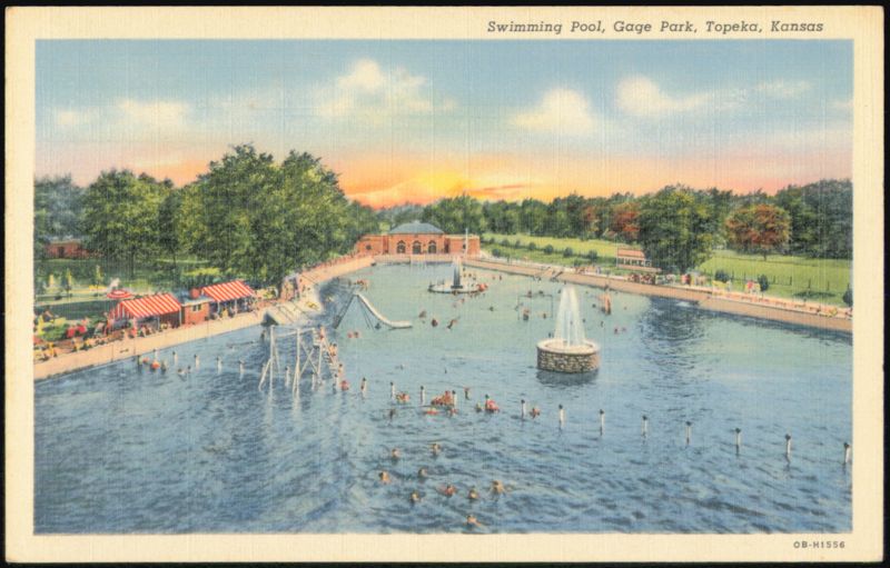 Swimming Pool, Gage Park Topeka Kansas