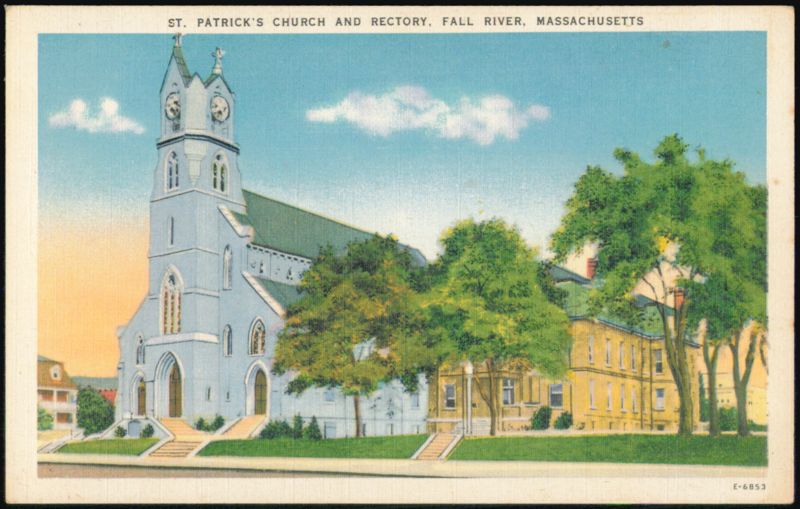 St. Patrick's Church and Rectory Fall River Massachusetts