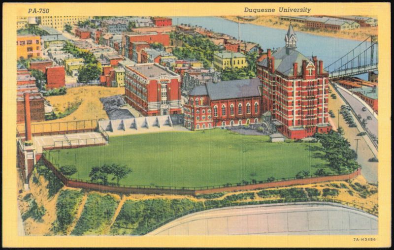 Duquesne University Campus View Pittsburgh Pennsylvania