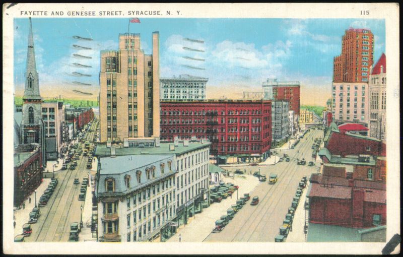 Fayette and Genesee Street, Syracuse, New York