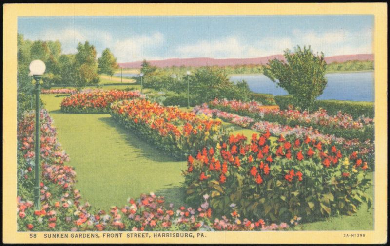 Sunken Gardens, Front Street Harrisburg Pennsylvania
