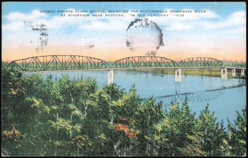 George Rogers Clark Bridge, Tennessee River Paducah Kentucky