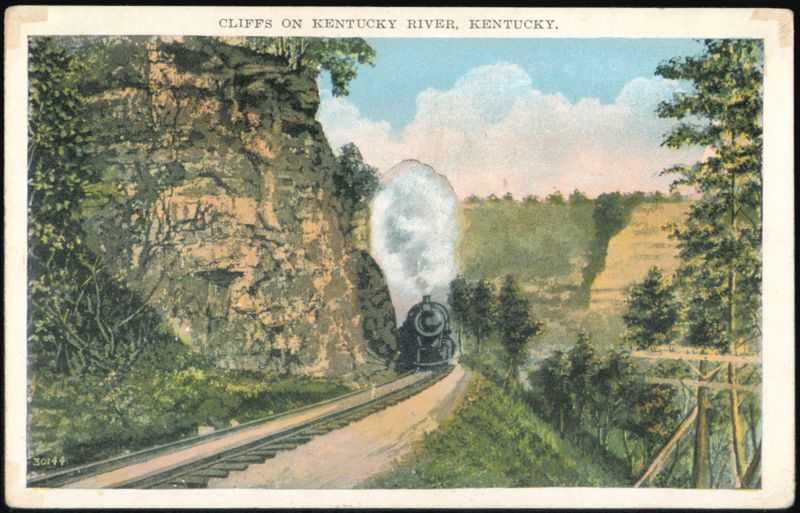 Cliffs on Kentucky River, Kentucky