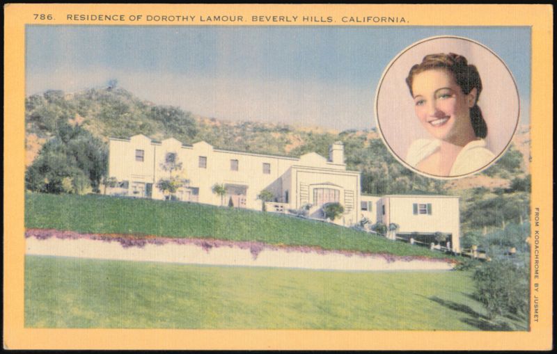 Residence of Dorothy Lamour, Beverly Hills California