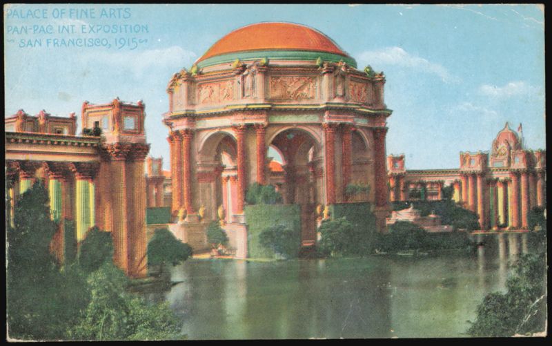 Palace of Fine Arts, Pan-Pacific International Exposition San Francisco California