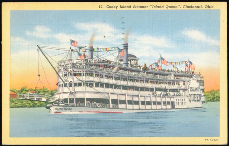 Coney Island Steamer Island Queen, Cincinnati, Ohio