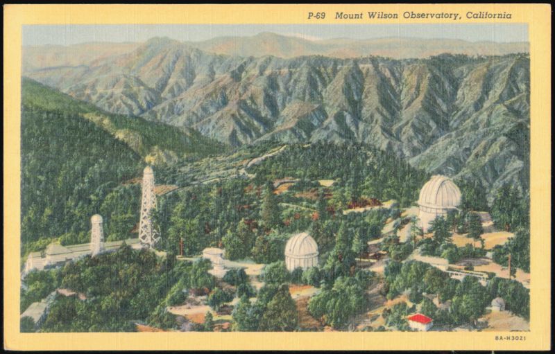 Mount Wilson Observatory, Sierra Madre Mountains California