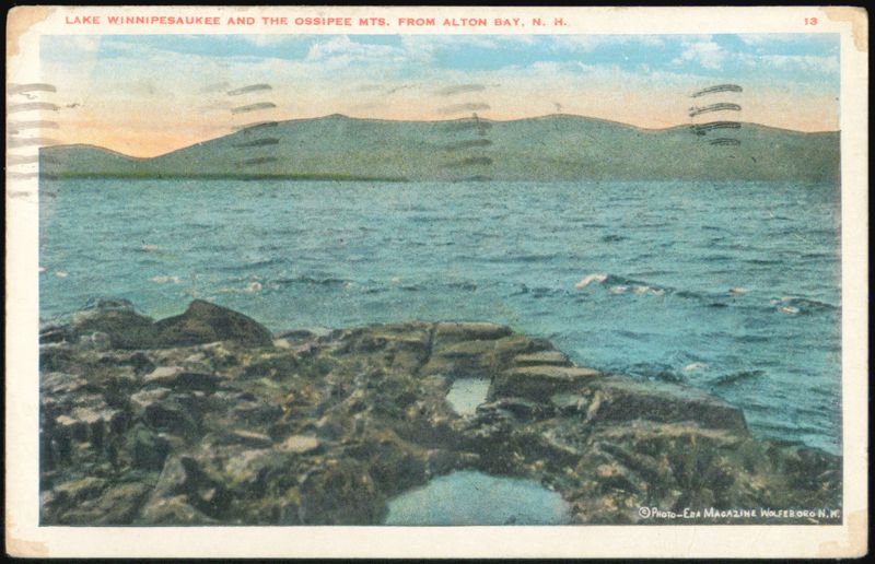 Lake Winnipesaukee and the Ossipee Mountains Alton Bay New Hampshire