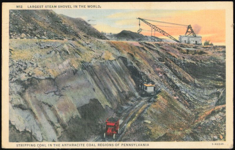 Largest Steam Shovel in the World, Pennsylvania Coal Mine