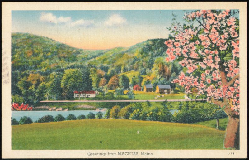 Scenic Landscape View, Machias, Maine