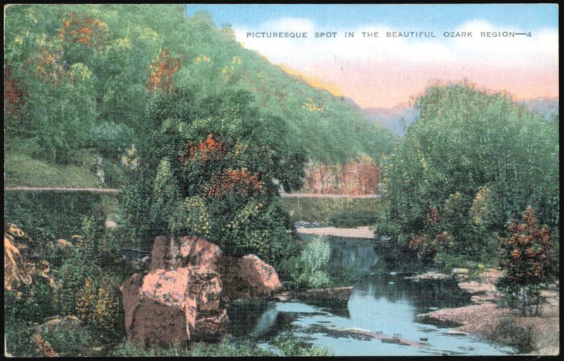 Picturesque Spot in the Beautiful Ozark Region Missouri
