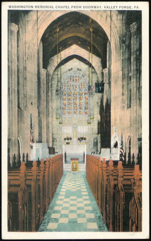 Washington Memorial Chapel Interior, Valley Forge Pennsylvania