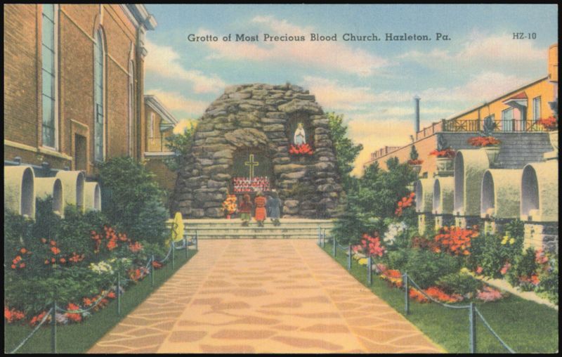 Grotto of Most Precious Blood Church Hazleton Pennsylvania