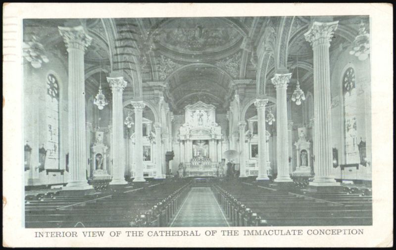 Interior View of the Cathedral of the Immaculate Conception