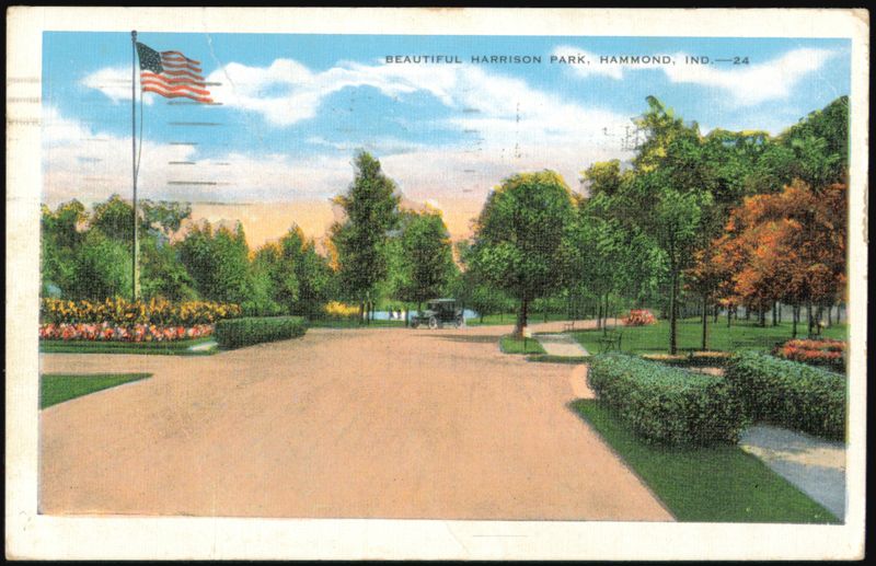 Beautiful Harrison Park, Hammond, Indiana