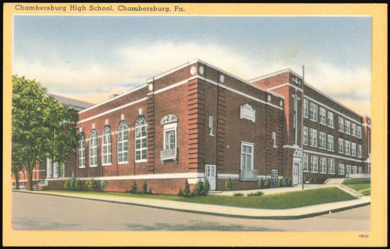 Chambersburg High School Building Pennsylvania