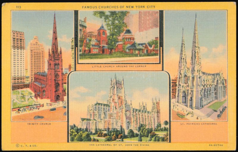 Famous Churches of New York City