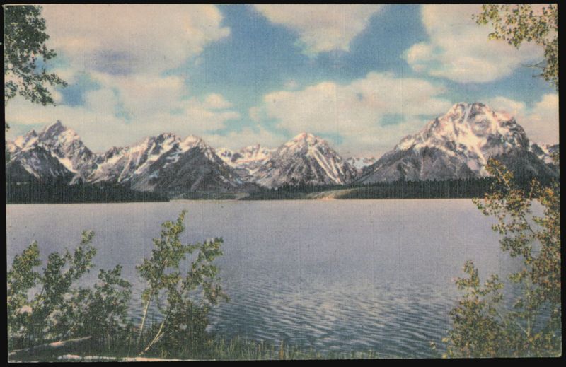 Jackson Lake and Teton Mountains, Wyoming