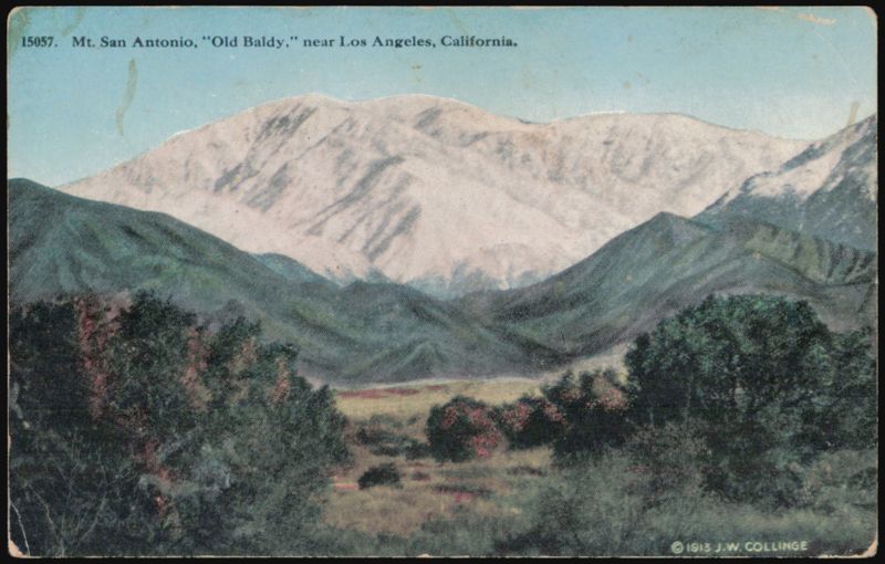 Mt. San Antonio, Old Baldy, near Los Angeles California