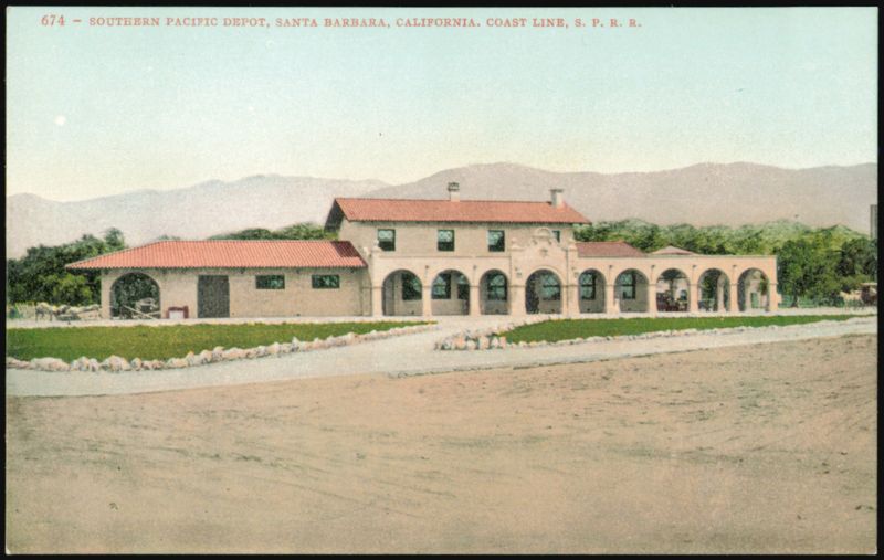 Southern Pacific Depot, Santa Barbara, California