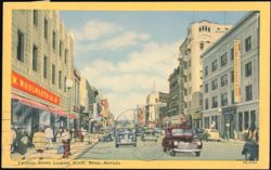 Virginia Street Looking North, Reno, Nevada Postcard
