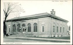 Post Office Building, Logan, Ohio Postcard