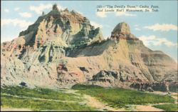 The Devil's Dune, Cedar Pass, Badlands National Monument Postcard