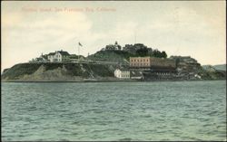 Alcatraz Island, San Francisco Bay, California Postcard