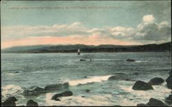 Looking Across the Golden Gate, Light-house Postcard