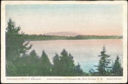 Little Sunapee and Sunapee Mountain, New London, NH Postcard