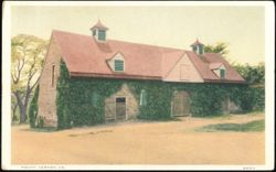 Mount Vernon Barn, Virginia Postcard