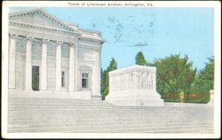 Tomb of the Unknown Soldier, Arlington National Cemetery Postcard