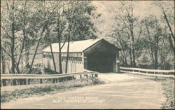 Old Covered Bridge near Manchester, Vermont Postcard