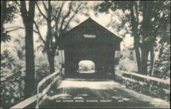 Old Covered Bridge Postcard