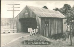 Newfane Village Bridge, Newfane, Vermont Postcard