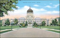 Montana State Capitol Building in Helena Postcard