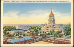 State Capitol, Centennial and Supreme Court Buildings Postcard