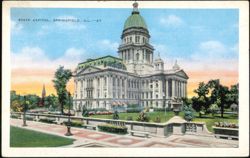 State Capitol Building in Springfield, Illinois Postcard