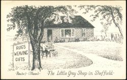 The Little Gray Shop in Sheffield, Route 7 Postcard