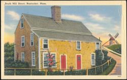 South Mill Street, Nantucket, Massachusetts Postcard