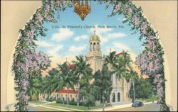 St. Edward's Church, Palm Beach, Florida Postcard