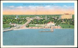 Bird's-Eye View of Clearwater, Florida Postcard