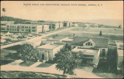 Dining Rooms and Dormitories, Wassaic State School Postcard